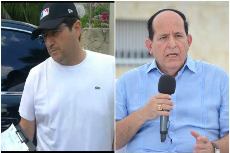 David Char Navas y Álvaro Ashton. / Cortesía CTI y Archivo El Espectador