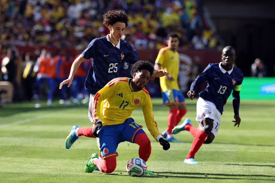 La selección de Colombia cayó ante su par Francia este domingo en un amistoso disputado en Landover, Maryland (EE.UU.).