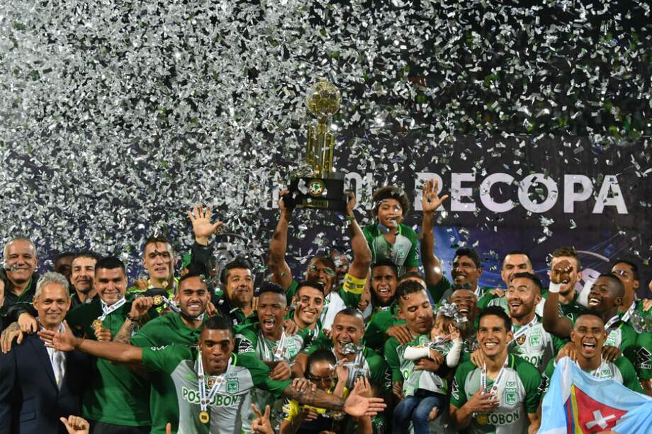 Atlético Nacional se coronó campeón de la Recopa Sudamericana. / AFP