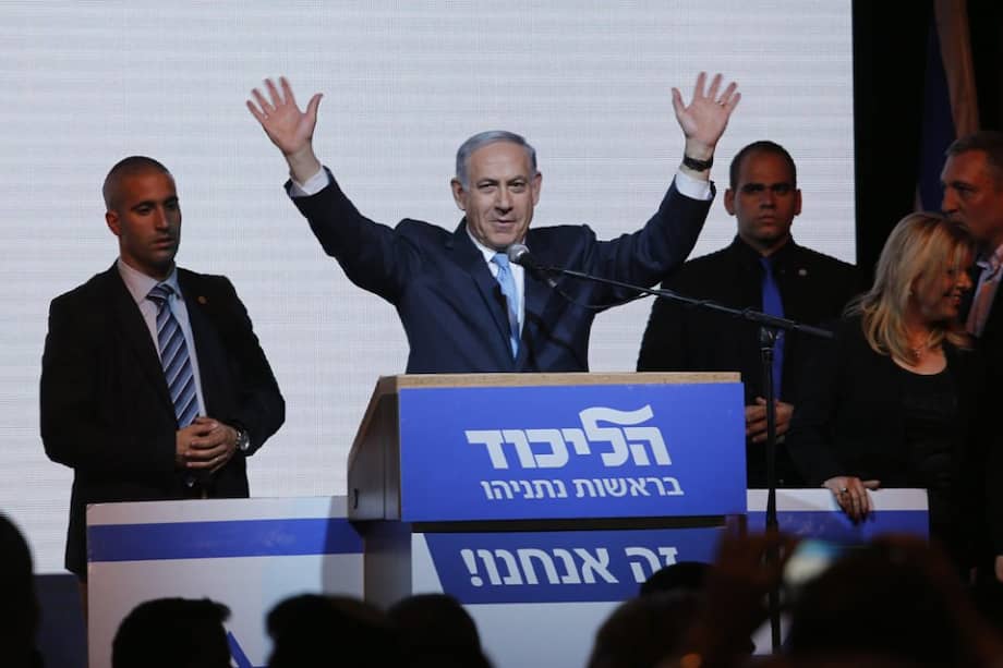 Benjamin Netanyahu defendió la necesidad de formar un gobierno "fuerte y estable" con todas las formaciones de derechas tras las elecciones celebradas en Israel. / EFE