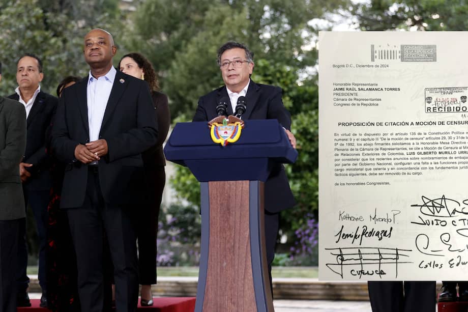 Moción de censura contra el canciller Luis Gilberto Murillo por nombramiento de Daniel Mendoza como embajador.