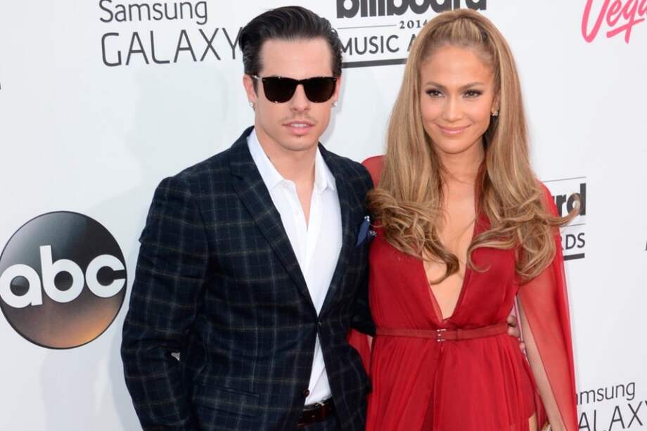 Casper Smart y Jennifer Lopez el pasado 18 de mayo, durante los premios Billboard.
