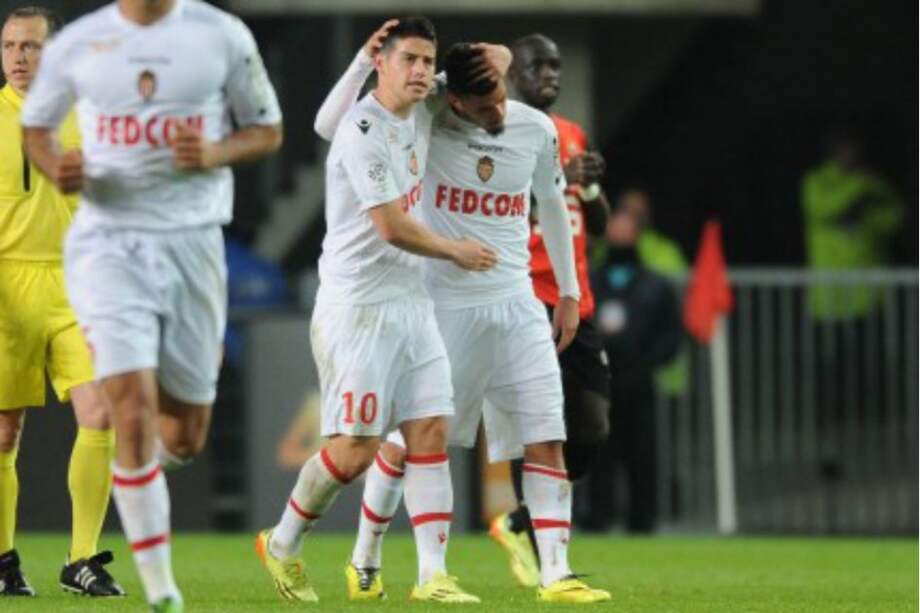 Mónaco, con James Rodríguez, logra una victoria contra el Rennes