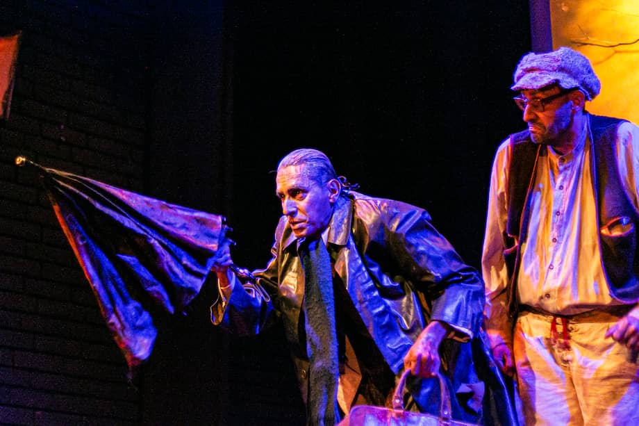 Foto de la obra "Un lugar contra el mal tiempo", presentada en el Teatro Esquina Latina, de Cali.