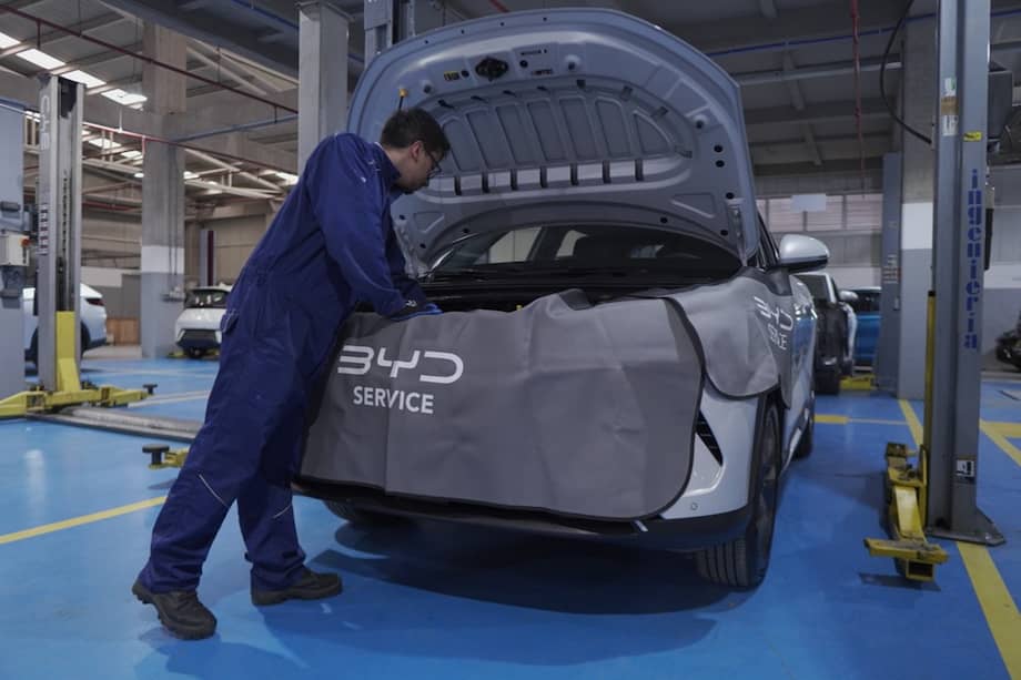 1.778 vehículos eléctricos nuevos de BYD se han matriculado en Colombia en 2026.