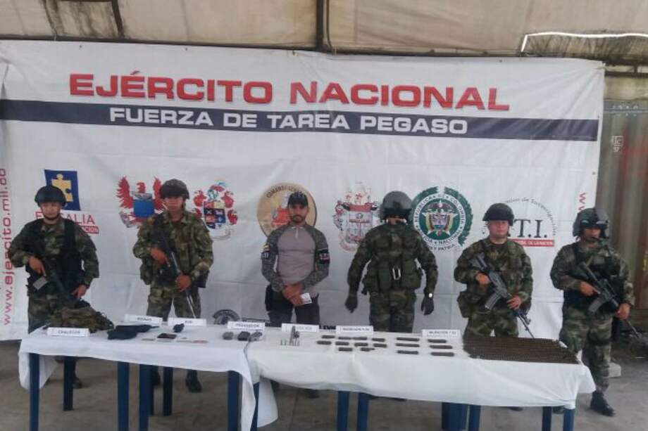 Las municiones incautadas por la Fuerza Pública. / Cortesía Ejército