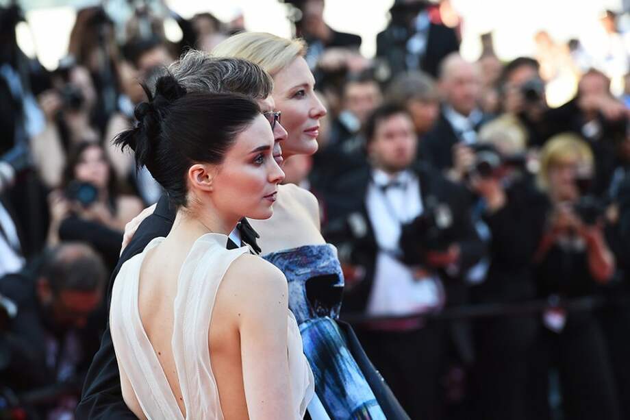 Las actrices Rooney Mara y Cate Blanchett. / AFP