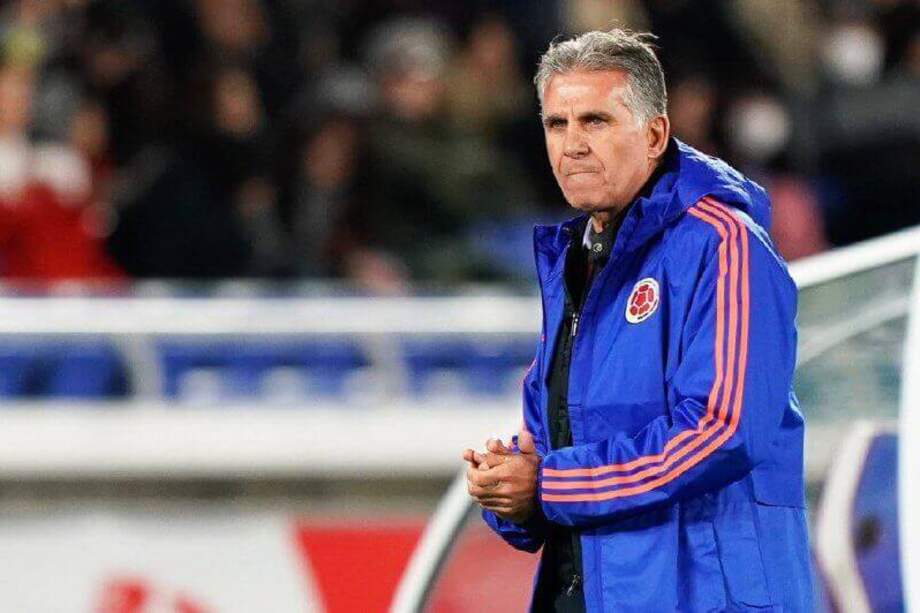 Carlos Queiroz, técnico de la selección colombiana de fútbol. / AFP