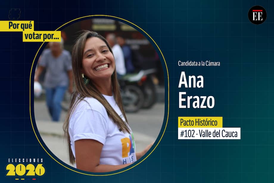 Ana Erazo, candidata a la Cámara.