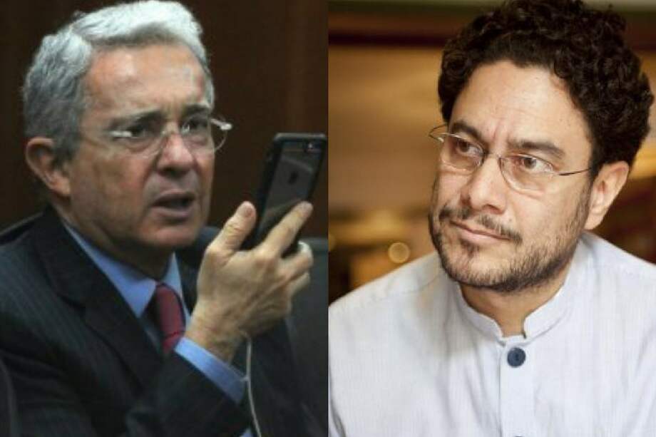 Senadores Álvaro Uribe Vélez e Iván Cepeda. / Archivo