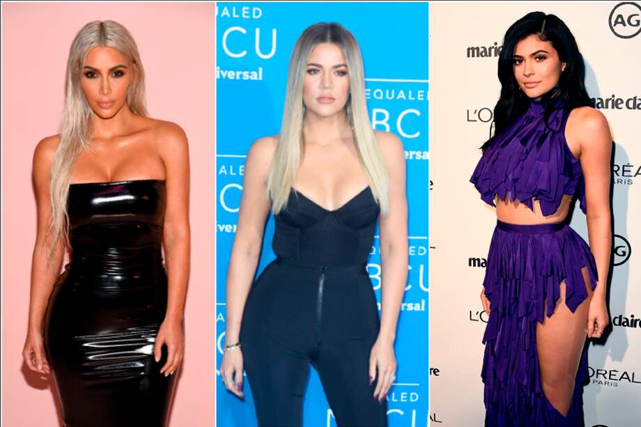 Kim Kardashian, Khloé Kardashian y Kylie Jenner.