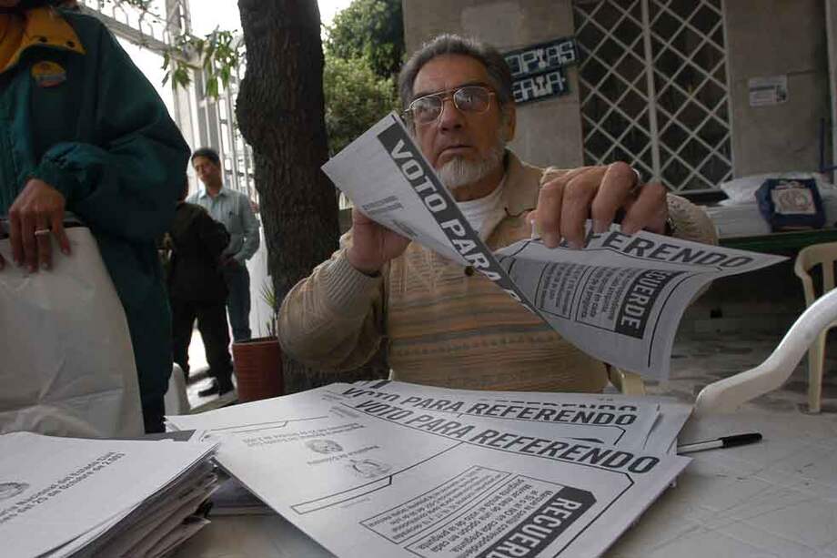 De referendos, consultas y constituyentes