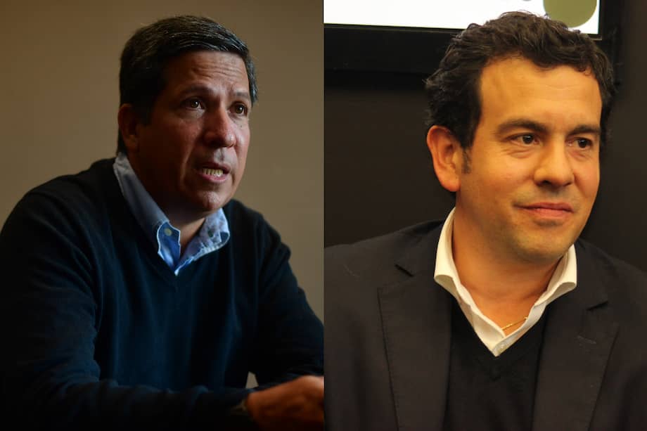 Rodrigo Lara Sanchéz (i) y Rodrigo Lara Restrepo (d) son candidatos a la Gobernación del Huila y a la Alcaldía de Bogotá, respectivamente.