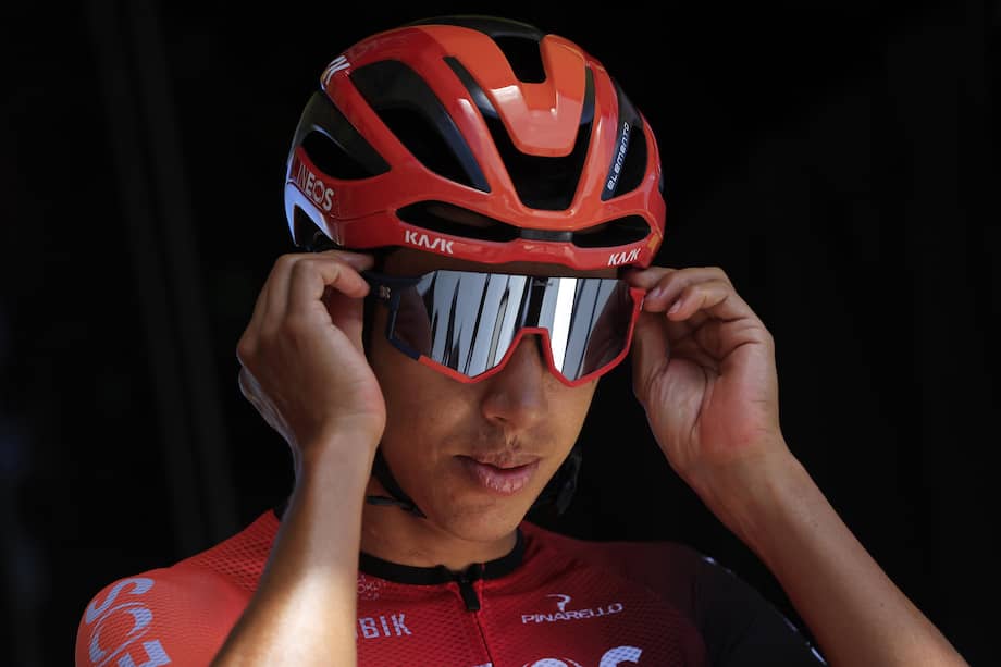 El colombiano Egan Bernal en la previa de una de las etapas del Tour de Francia 2024.