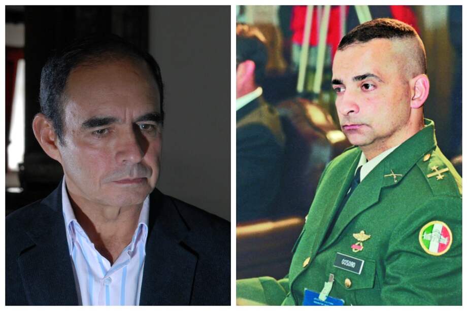 Los generales retirados Jaime Uscátegui y Jesús Armando Arias Cabrales.