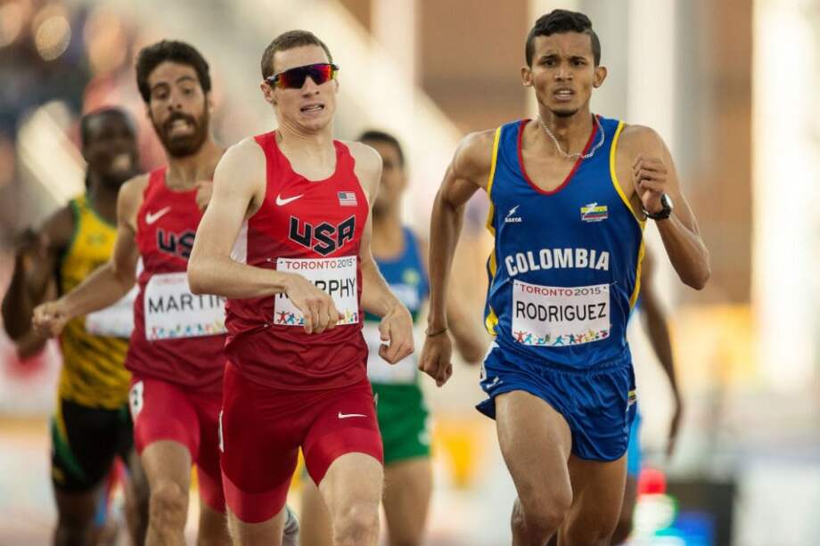 Rafith Rodríguez atleta colombiano que busca su primera final en el Mundial de Atletismo. Foto: AFP