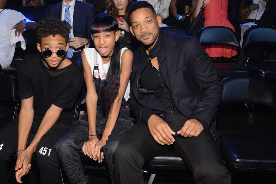 Will Smith con sus hijos Jaden y Willow. / AFP