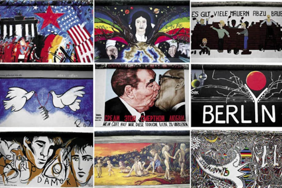 El muro de Berlín, un monumento artístico