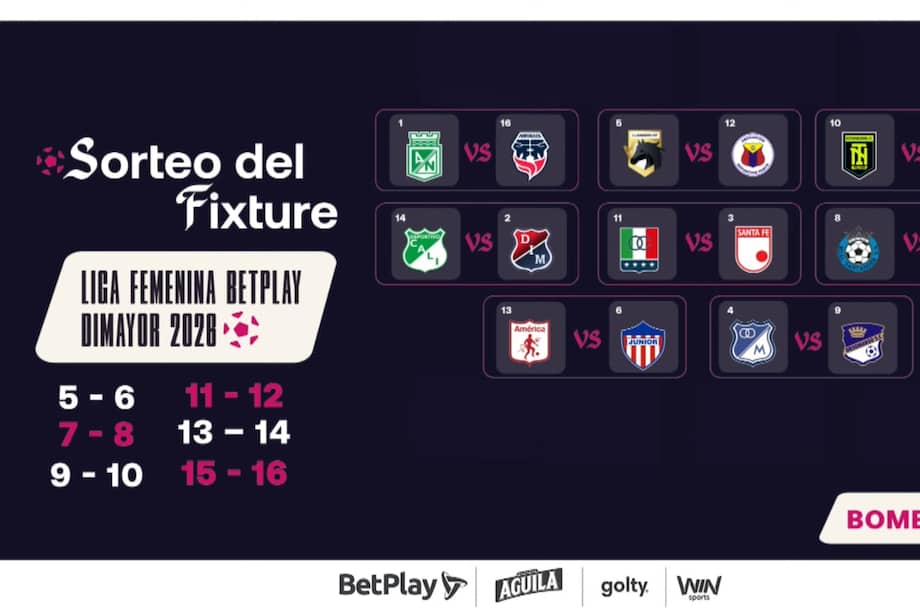Primera jornada de la Liga Femenina BetPlay Dimayor 2026.