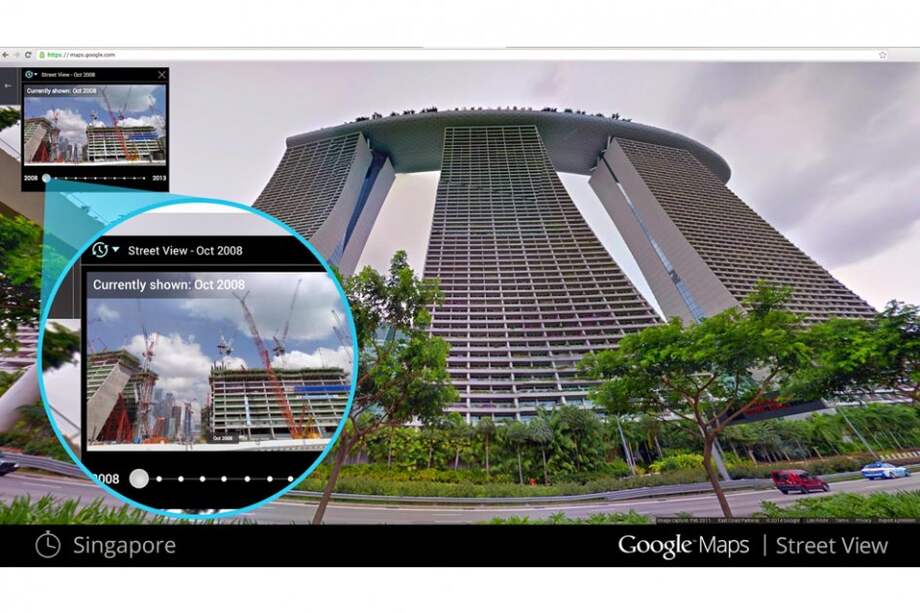 La máquina del tiempo de Google