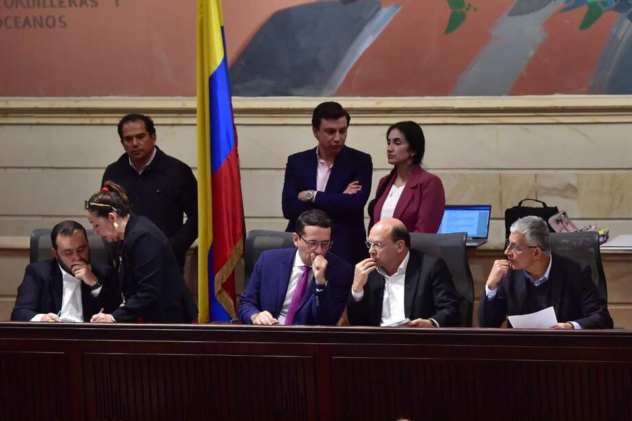 Debate de la reforma tributaria en las comisiones económicas del Congreso.