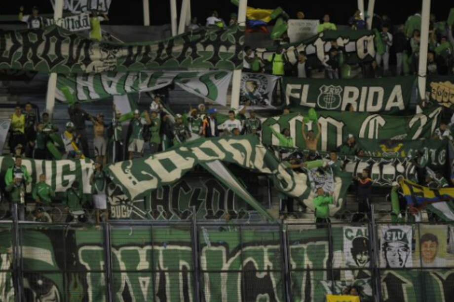Los hinchas del Cali están en Argentina para el partido de este jueves en la noche en La Bombonera por Copa Libertadores.