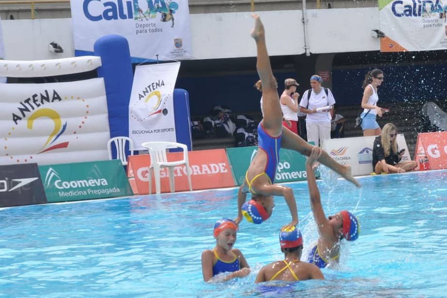 La competencia se lleva a cabo en las piscinas panamericanas Hernando Botero O´byrne. / Cortesía Fecna