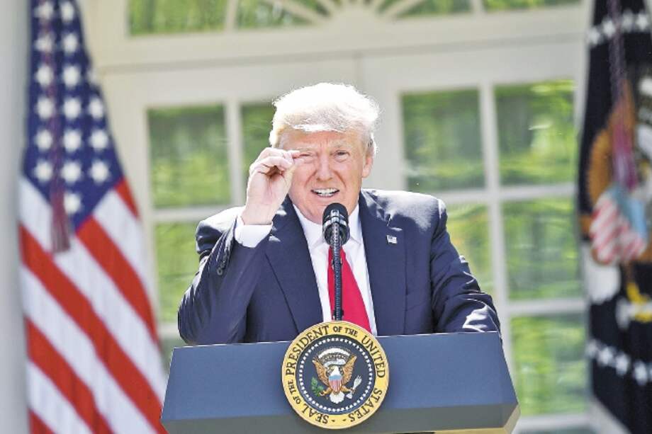 Donald Trump, presidente de Estados Unidos, anunció que su país se retira del Acuerdo de París. / AFP.