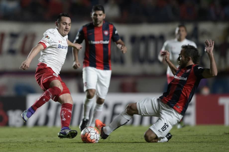 San Lorenzo suma un punto en lo que va de la Copa Libertadores, mientras que Toluca tiene cuatro. / AFP