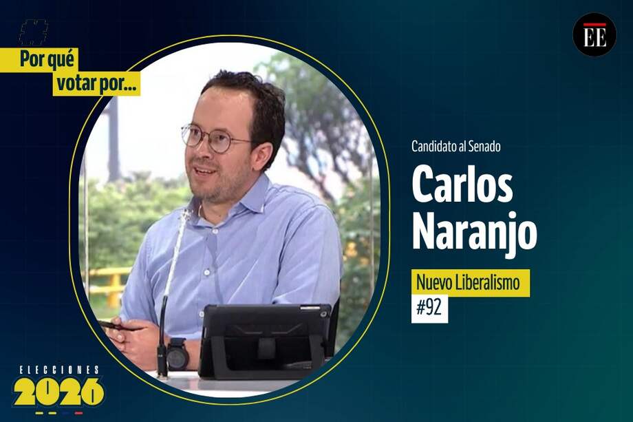 Candidato Carlos Naranjo.