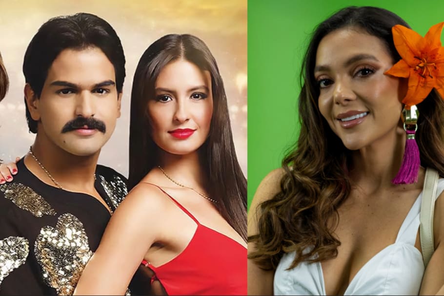 Alejandro Palacio, Taliana Vargas y María Laura Quintero, actores de 'Rafael Orozco, el ídolo'.