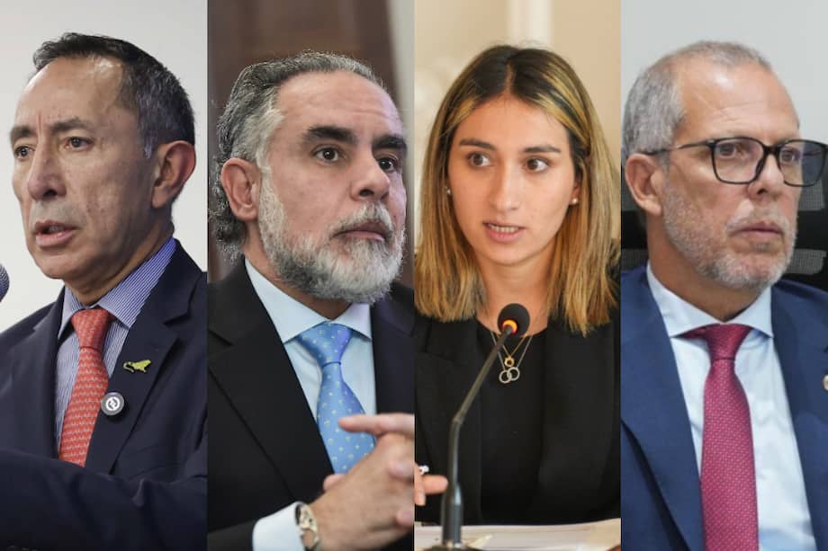 Ricardo Roa, Armando Benedetti, Laura Sarabia y Alfredo Saade.