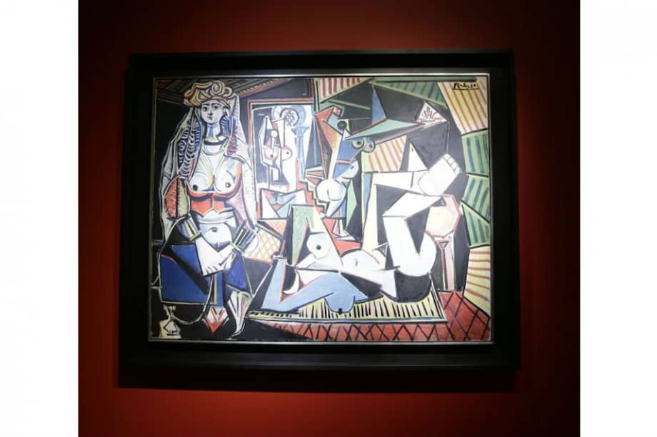 "Les femmes d'Alger" de Pablo Picasso en la casa Christie's en Nueva York (EE.UU.). / EFE
