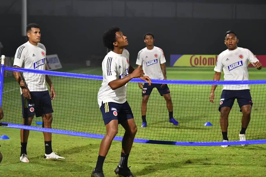 Selección Colombia entrena de cara a los partidos de eliminatoria