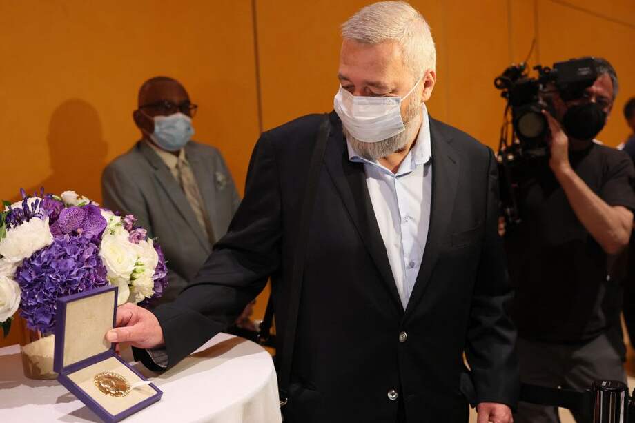 Dmitry Muratov recibió el Premio Nobel de la Paz en 2021, por sus esfuerzos para salvaguardar la libertad de expresión.