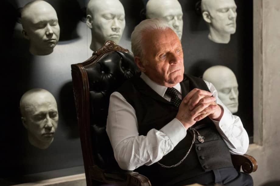 El actor Anthony Hopkins en la serie "Westworld". / Cortesía