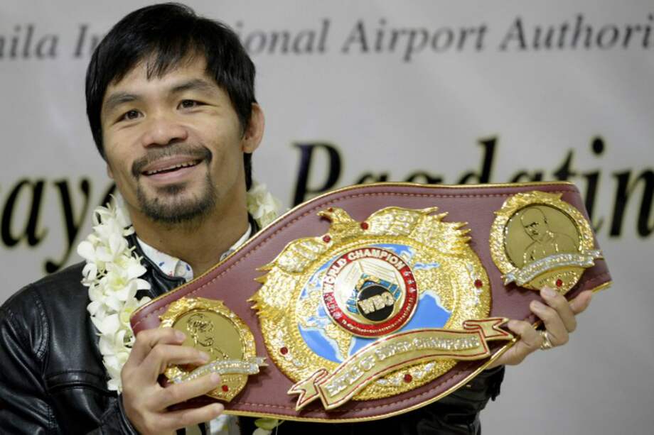El filipino Manny Pacquiao, campeón mundial del peso wélter. / AFP
