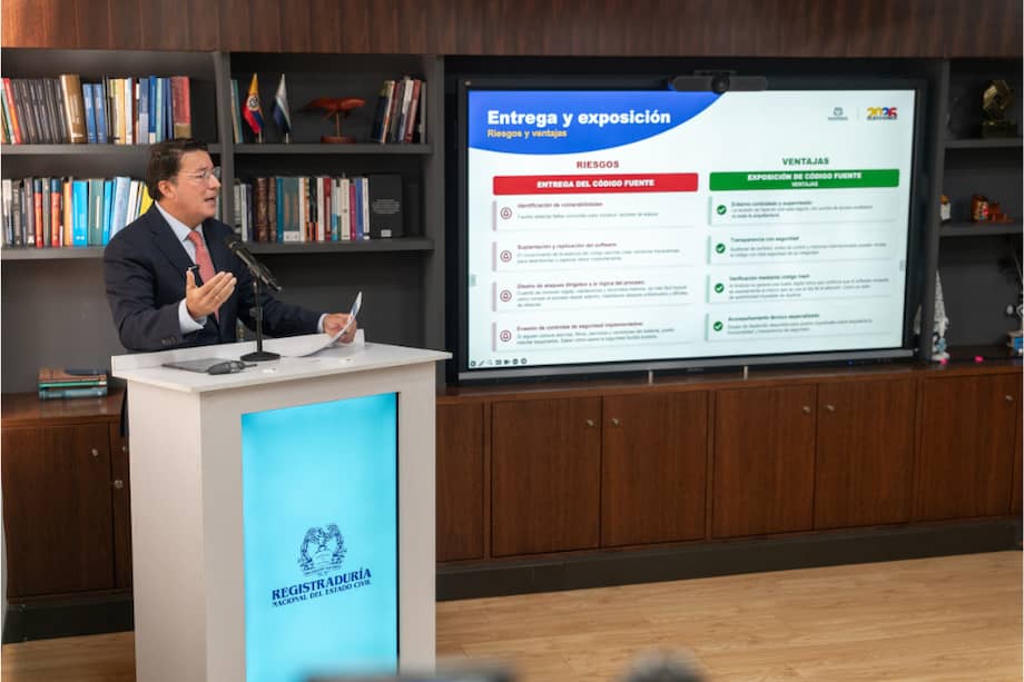 Hernán Penagos, registrador Nacional, aseguró que los cuatro softwares de las elecciones tendrán auditoría.