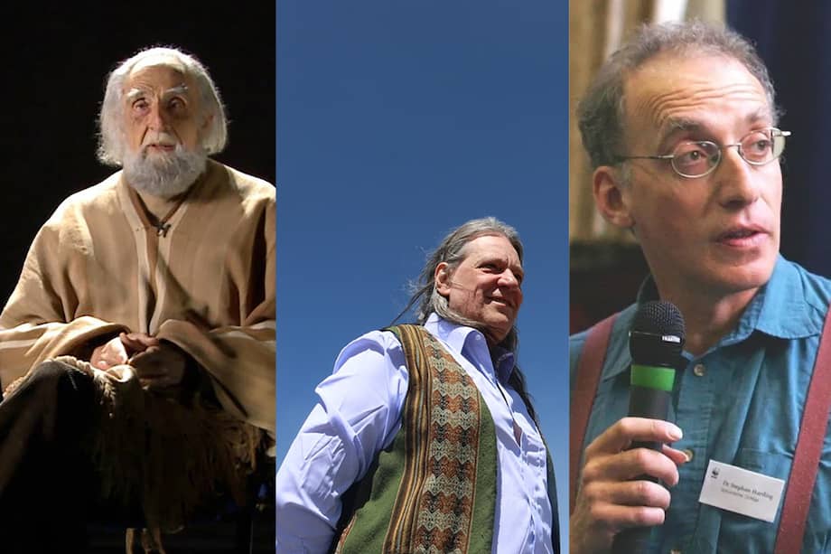 De izquierda a derecha: Gastón Soublette, Néstor Ganduglia y Stephan Harding.