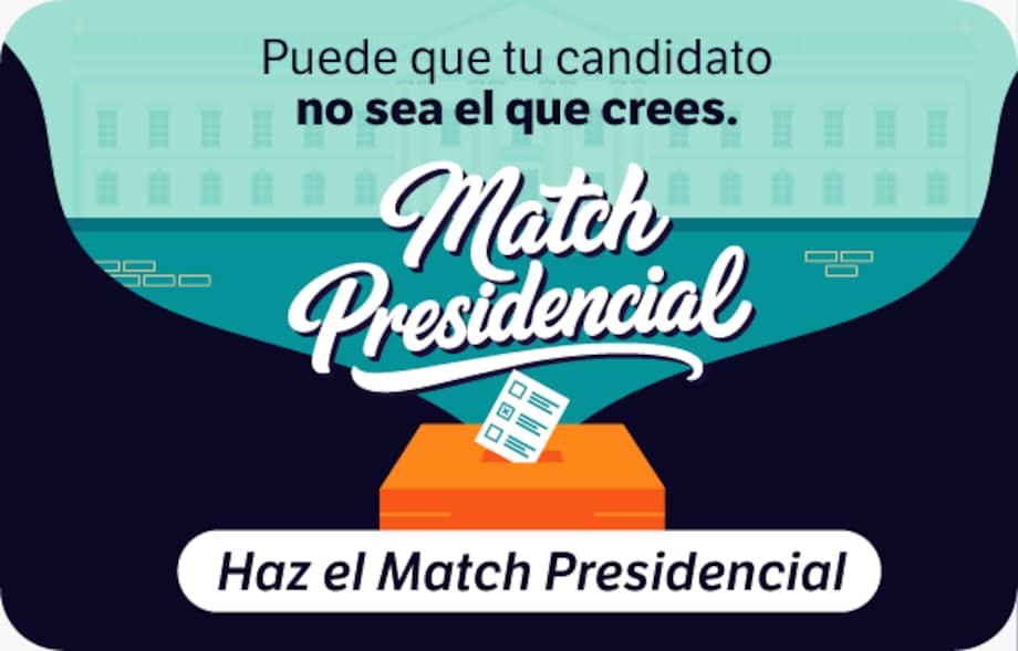Match Presidencial: descubra qué tan cerca (o lejos) está de los candidatos