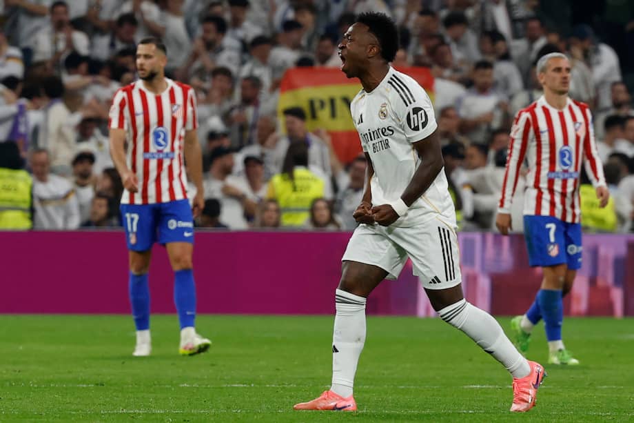 Vinicius Junior fue la figura del derbi madrileño en el que Real Madrid venció 3-2 a Atlético Madrid.