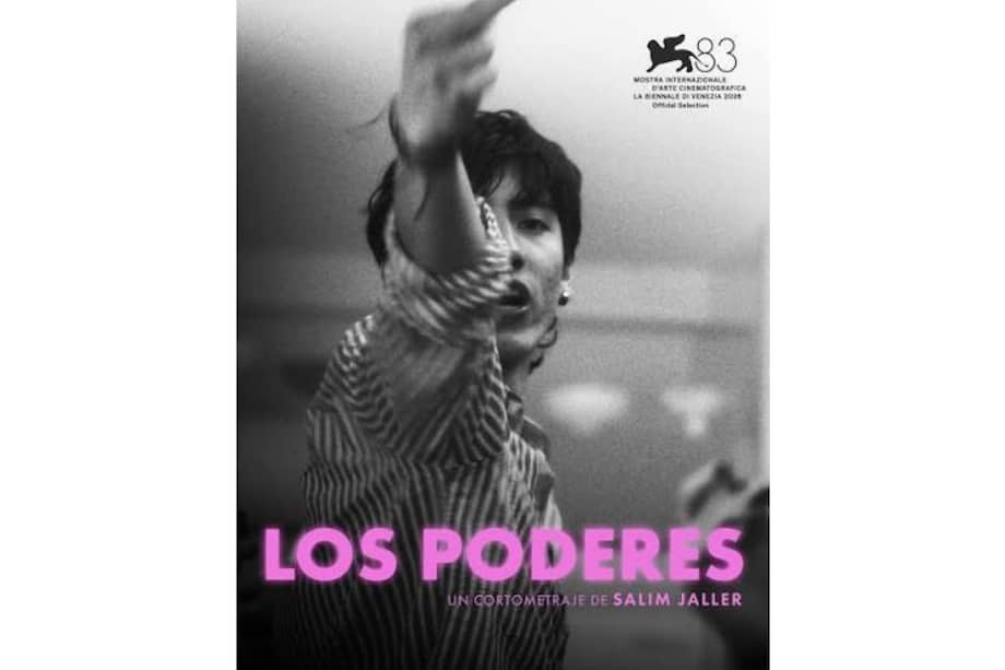 Poster del cortometraje "Los poderes", de Salim Jaller.