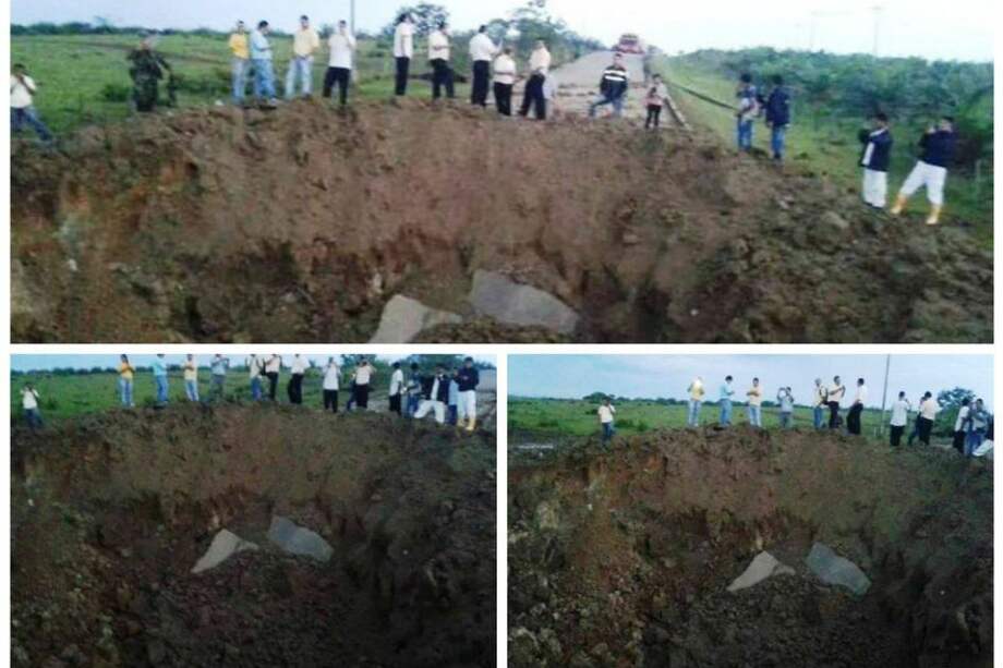 Guerrilla dinamita puente que comunica Guaviare con el Meta