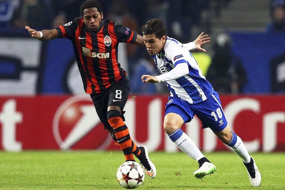 Juan Fernando Quintero, jugador del Oporto de Portugal. Foto: AFP