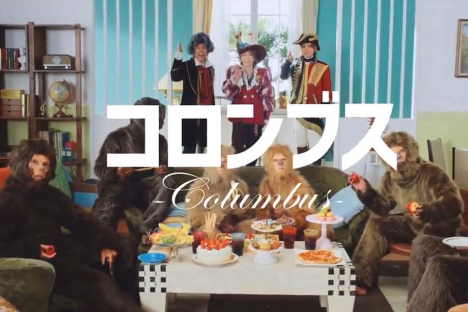 Captura de pantalla del video Columbus del grupo japonés Mrs. Green Apple.