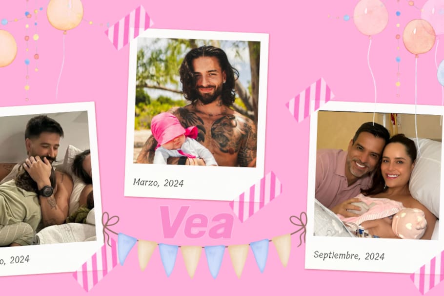 Camilo y Evaluna; Maluma y Susana Gómez; y Ana Lucía Domínguez y Jorge Cárdenas, fueron algunas de las parejas que se sumaron al 'baby boom' del 2024.