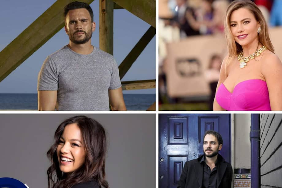 Sofía Vergara, Natalia Reyes, Manolo Cardona y Juan Pablo Raba. / Cortesía