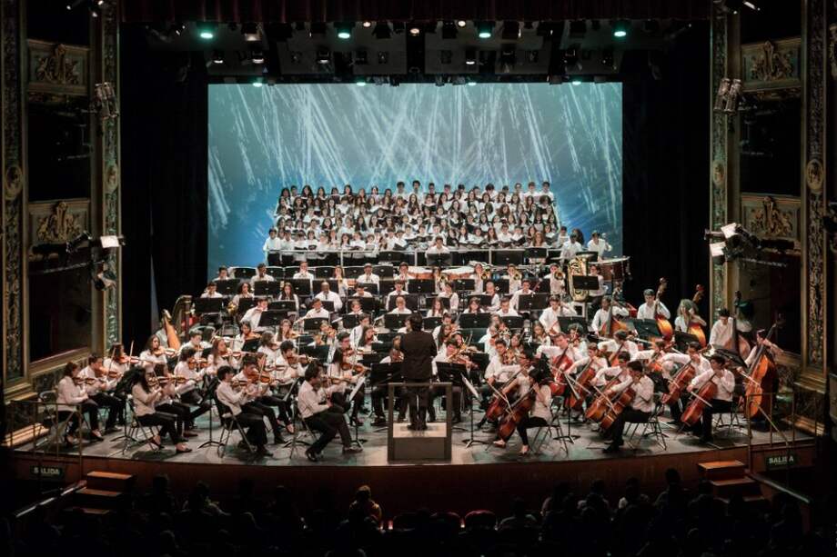 Una de las 45 orquestas sinfónicas que hacen parte del programa de Batuta. / Fotos: Cortesía Batuta