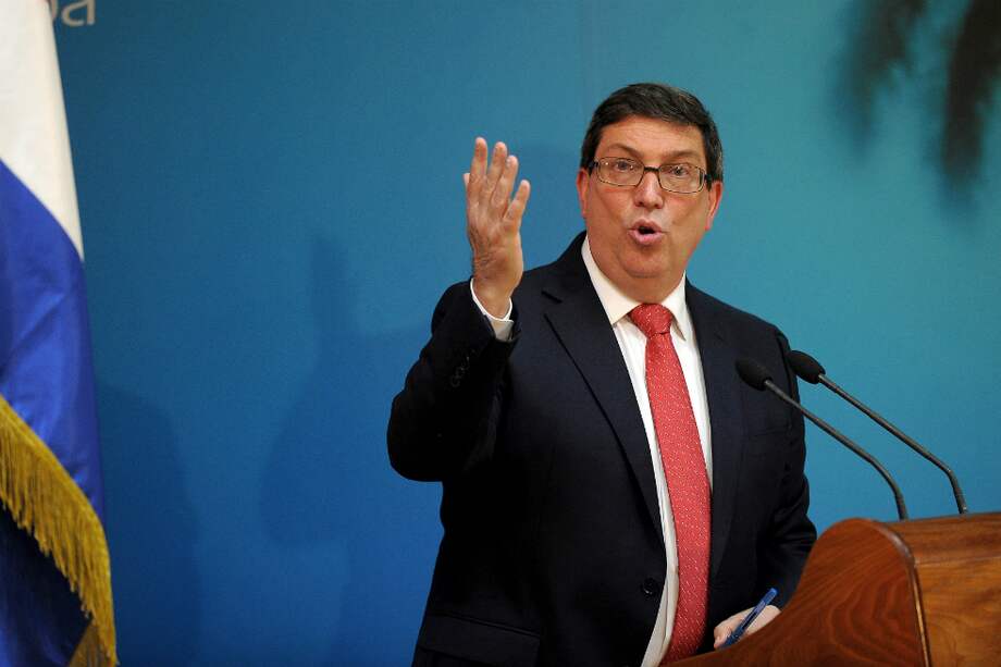 El canciller cubano, Bruno Rodríguez. / Archivo El Espectador