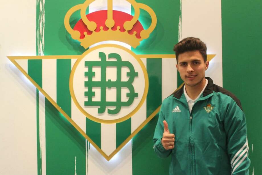 Juan José Narváez, nuevo jugador del Betis. Foto: Betis
